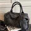 Retro Design Pu Leather Shoulder Bags For Women 2024 Korean Fashion Big Armpit Bag Female Crossbody Bag Handbags