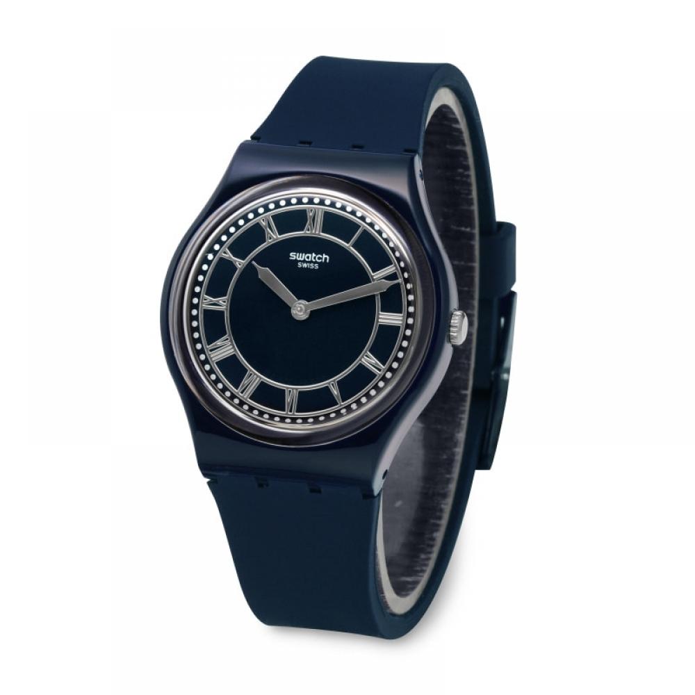 Swatch Gn254 Brit In Blue Ben Public Urethane Watch