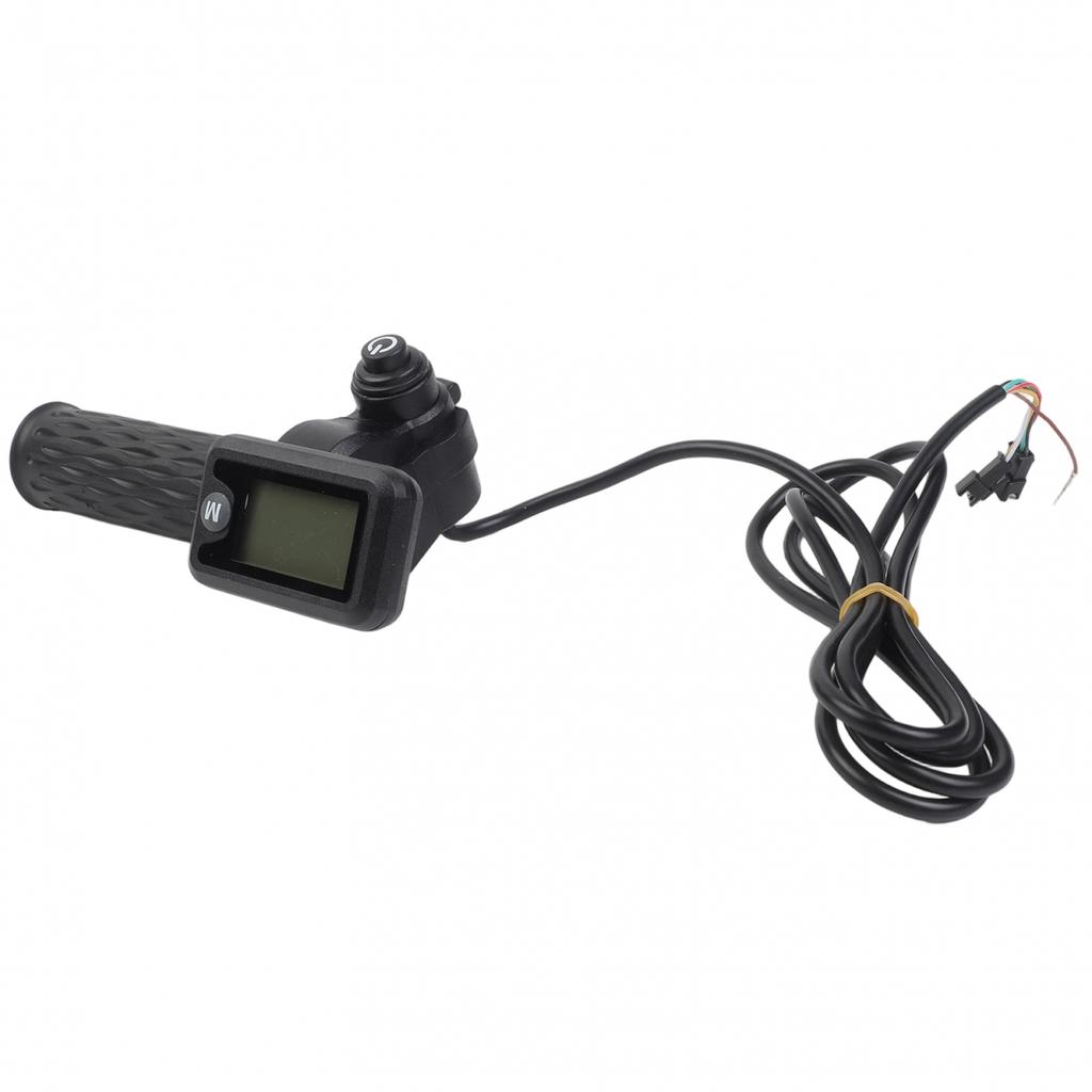 Black Grip E-Bike Throttle LCD Display Throttle Throttle Handle Grip