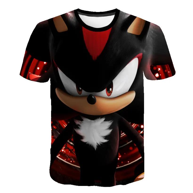 Pojkar 3D-utskrift Kläder Ny Tecknad T-shirt Barnkläder Pojkar Flickor Tecknad Spelpojke Sommar Barn T-shirt Toppar
