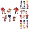 Set di Action Figure Giocattolo di Sonic the Hedgehog di Qualità Premium Carine per Bambini e Adulti