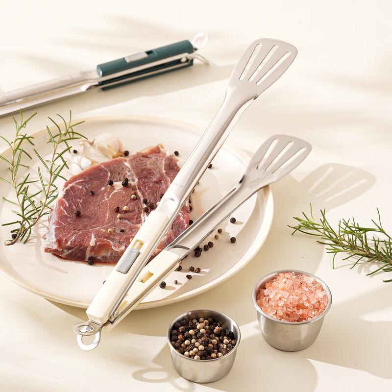 304 Stainless Steel BBQ & Food Tongs