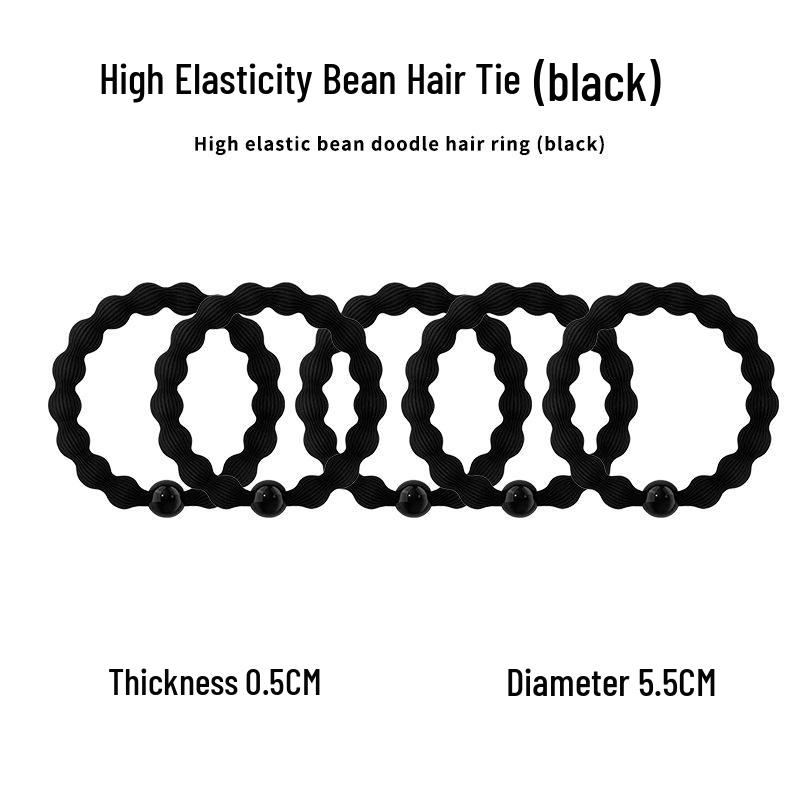 Elastic Women's Hair Ties 2025: Durable High-Elasticity Ponytail Bands