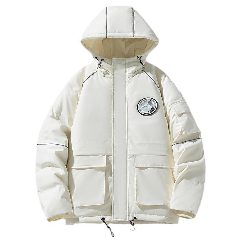 Winter new high-quality short down jacket men's cold-proof, windproof and wear-resistant jacket for men and women's couples