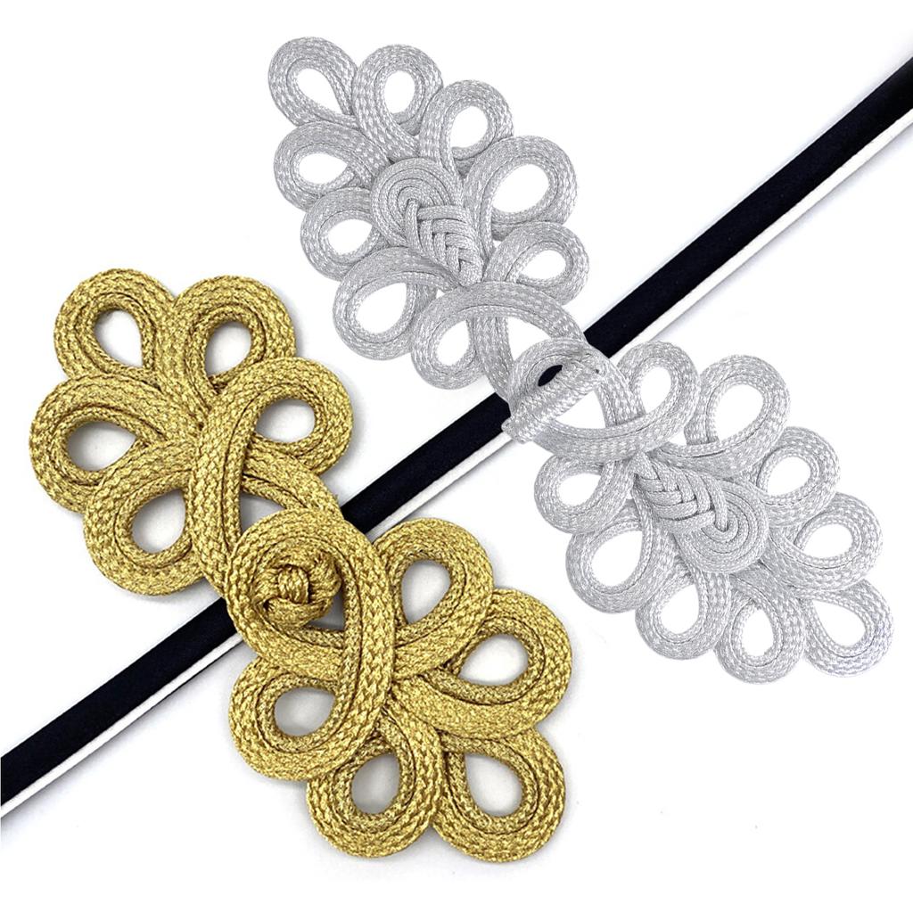 DIY Chinese Knot Button Frog Closure Ribbon Fastener Cheongsam Costume Tang Suit Handmade Sewing Craft Accessories