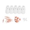 40pcs Plasma Cutting Torch Consumables Kit Plasma Cutting Torch Parts for PT31LG40CUT40