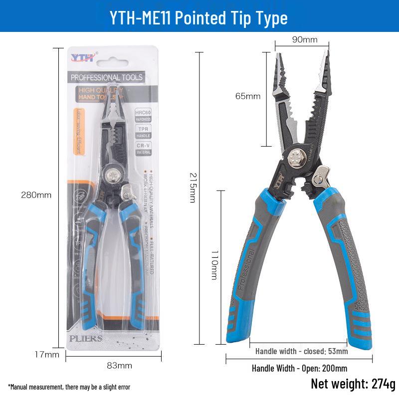 YTH Multifunctional Stripped Screw & Fish Mouth Extractor Pliers