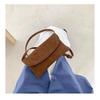 Rose red mobile phone bag women's new textured suede small bag versatile single shoulder messenger mini envelope bag
