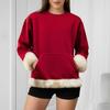 Women's Fashion Casual Solid-color Long-sleeved Sweatshirt