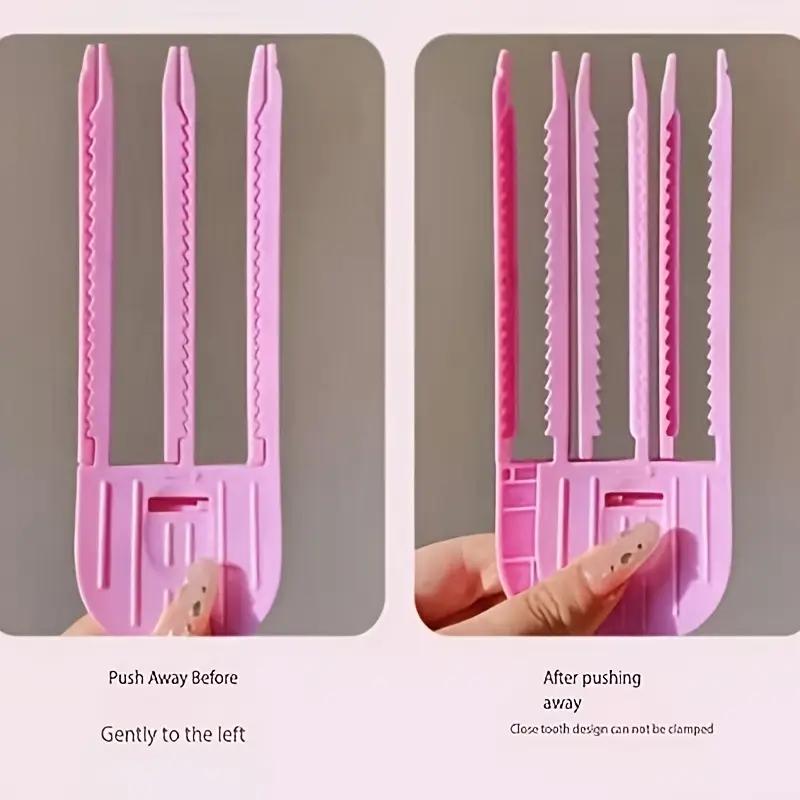 Fluffy bangs styling comb, plastic style styling comb hair root lifting comb tool hair volume clip