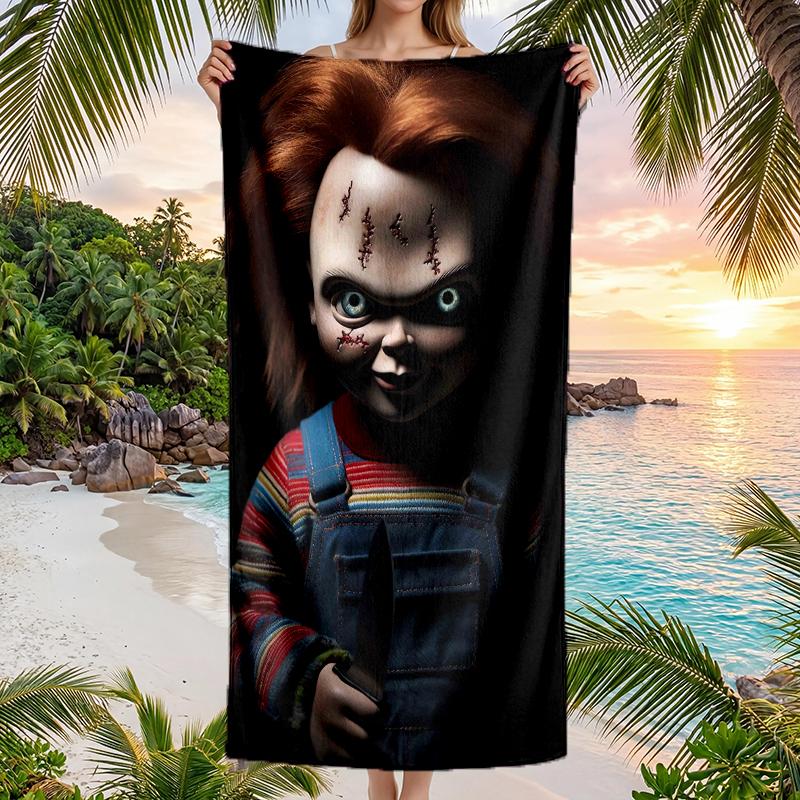 Chucky Fashion Beach Towel: Ideal for Summer Adventures Soft, absorbent and quick drying suitable for swimming and bathing