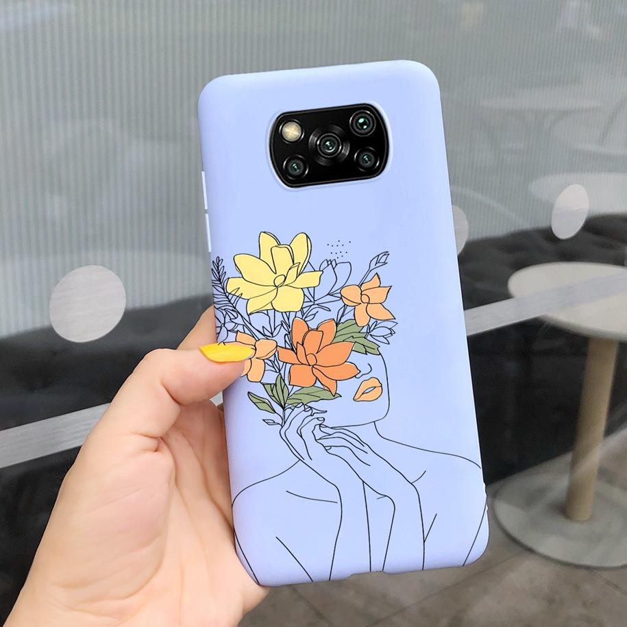 Poco X3 Pro Case Silicone Soft Phone Back Cover For Xiaomi Poco X3 NFC Popular Fundas For Xiomi Mi Poco X3 X 3 X3NFC X3Pro Coque