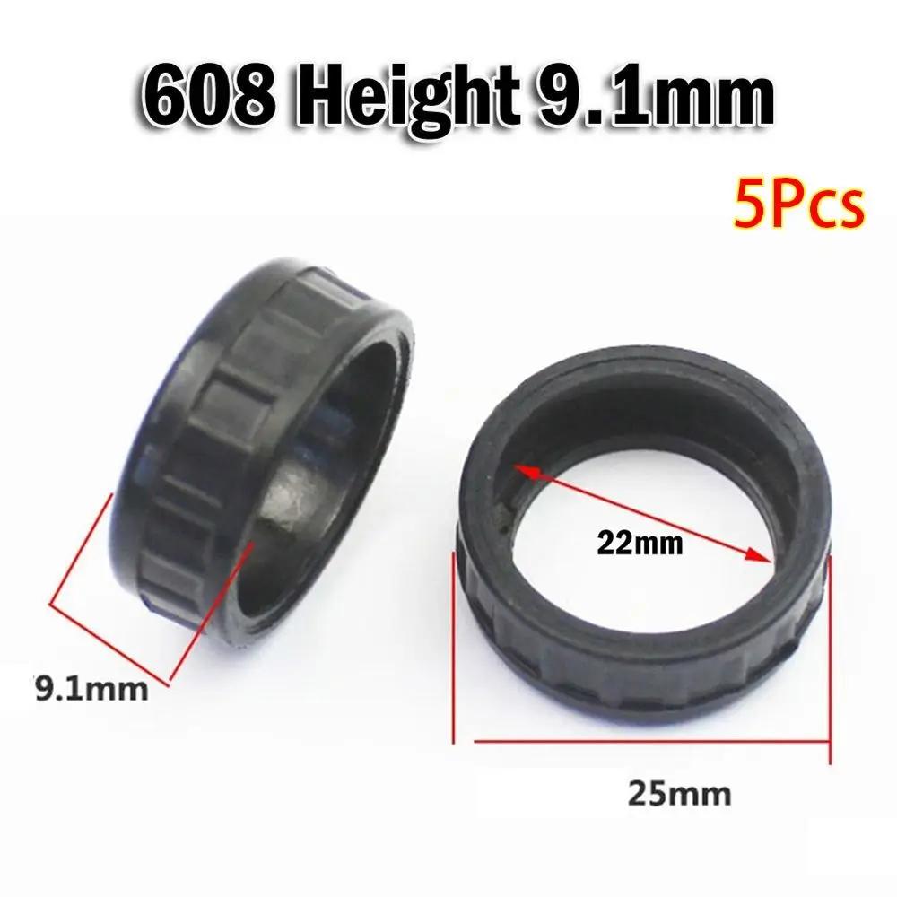 

1/5Pcs 607 608 6000 Bearing Rubber Sleeve Electric Drill Rotor Angle Grinder Bearing Accessories Electric Hammer
