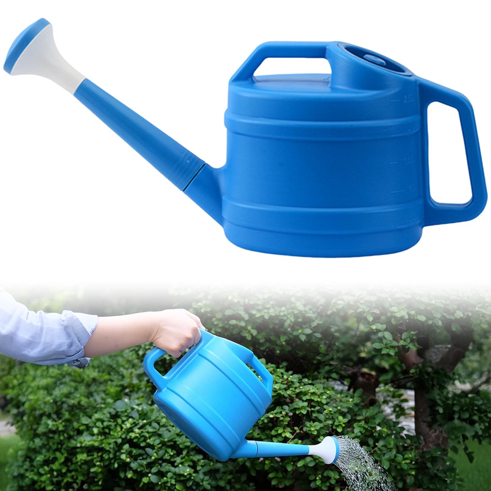 

Heavy Duty Plastic Watering Can Extra Long Spout Design Watering Can for Outdoor Camping Picnic