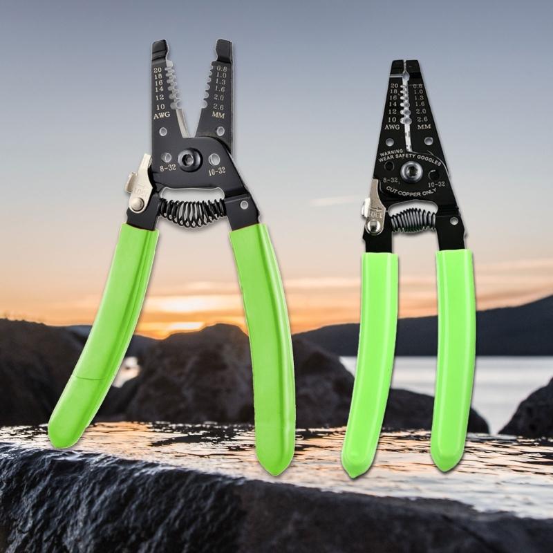 7inch Wire Stripper 10-22AWG Cutting Crimping Device Multifunctional Manual Tool For Copper Wire Stripper Professional