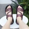 Mens Summer Sandals Outdoor Breathable Casual Sandalias 2025 Non Slip Beach Shoes Formal Office Walking Flats Non Slip Big 47