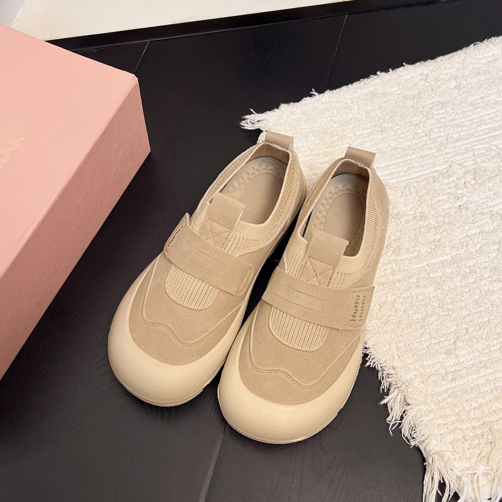 2025 summer new women's breathable thick-soled two wear sandals and one pedal Velcro sports and leisure bag head women's shoes