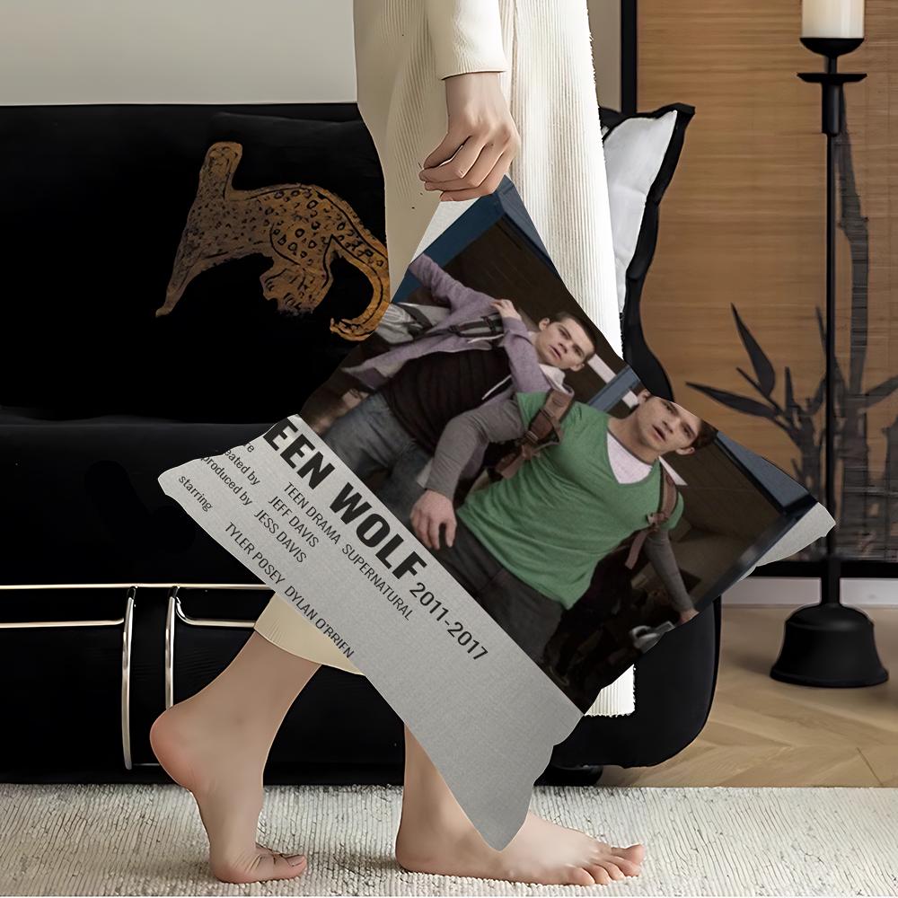 Teen Wolf 45*45cm Cushion Cover Pillow Cover Decor Pillowcase Home Pillowcase For Couch Pillow