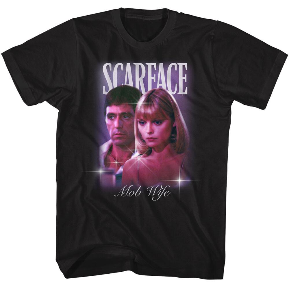 Scarface Movie Tony Montana Mob Wife Elvira Hancock Men T-Shirt S