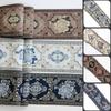 3 Meter Vintage Floral Embroidered Jacquard Ribbon Braid Trim Woven Border DIY For Apparel Sewing Upholstery Sofa Curtain Crafts