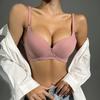 European and American Temu Xiyin Wind Explosive Underwear Small Breast Comfortable Underwear Glossy Bra
