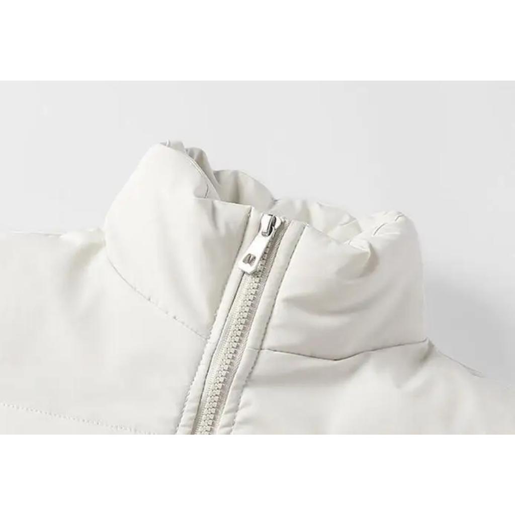Winter Padded Jacket Men Fashion Stand Collar Long Sleeve Quilted Coat Large Size Loose Thick Warm Casual Sports Wadded Jacket