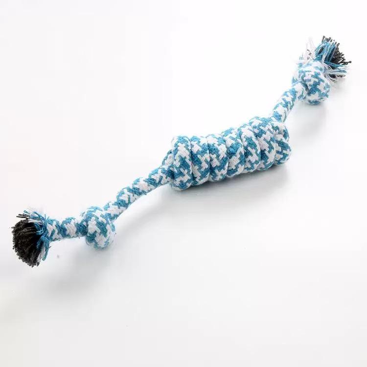 Cotton Rope Dog Toy Set: Durable, Unchewable Teething Rope Ball for Cats and Dogs