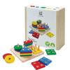 PLANTOYS 2403 Geometrisches Sortierbrett, mehrfarbig