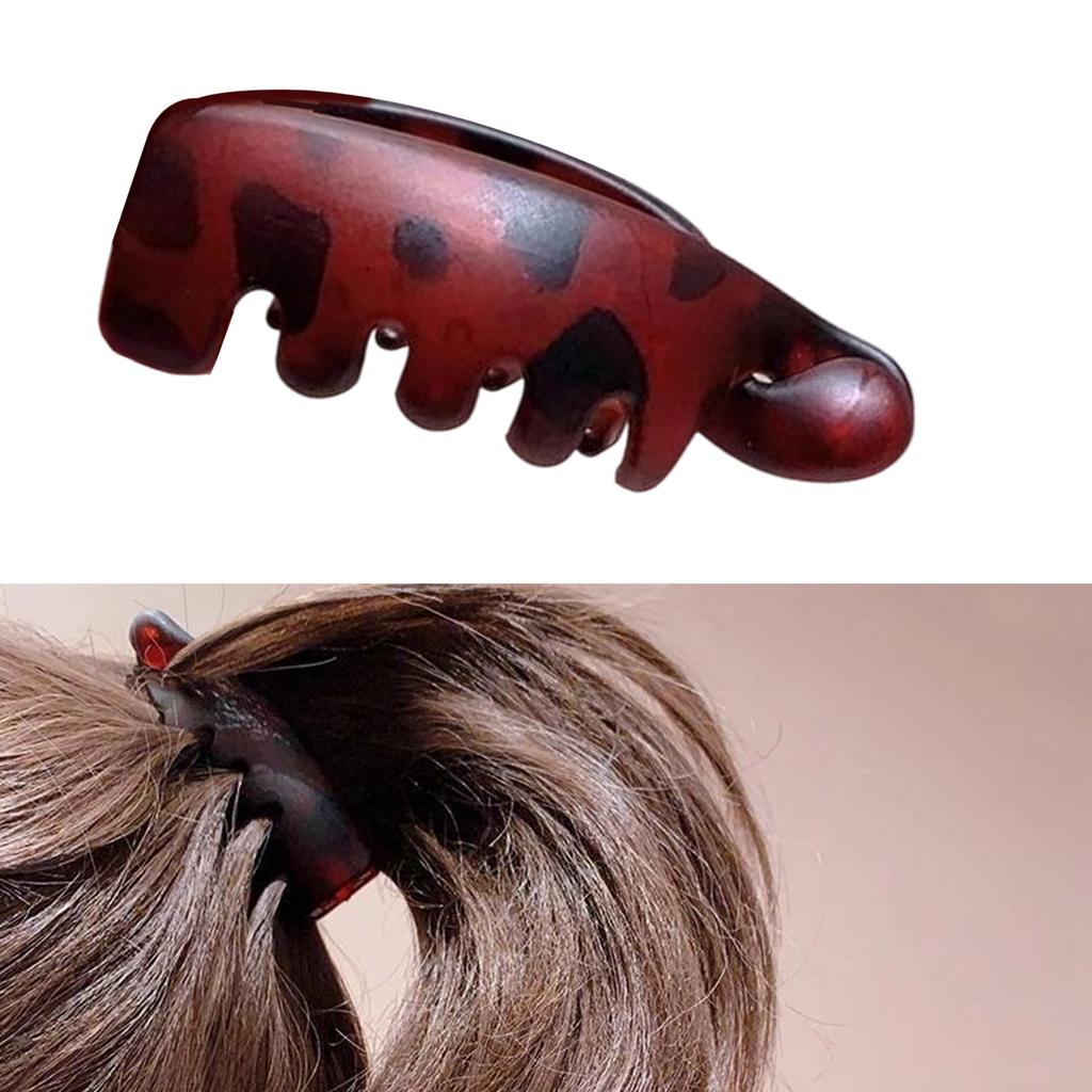 Matte Color Banana Hair Claw Clip For Women Elegant Updos Styler NonSlip Hair Grip For Thin Hair With 4 Color Optional