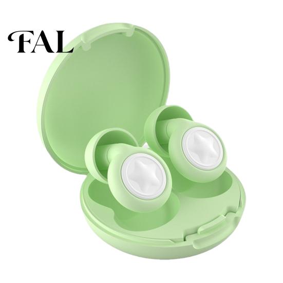Work Earplugs 1 Pair Silicone Noise Reduction Earplugs, Multi-Size Tips, Lanyard & Portable Reusable Case, 58dB Hearing Protection Earplug for