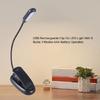 Desk Lamp Clip On Light LED USB Clip Light with 3 Color Modes 3 Dimmable Brightness Desk Light Flexible Gooseneck