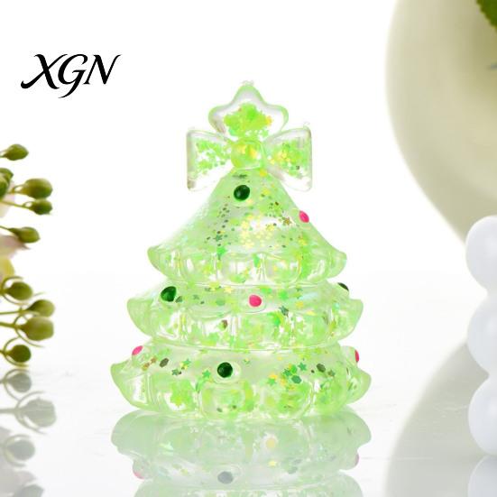 Relaxation Toys for Travel Christmas Tree Stress Ball, Soft TPR Squeeze Toy Relief, Glow Relief Adults in Dark Hand Fidget Sensory Toy, Holiday