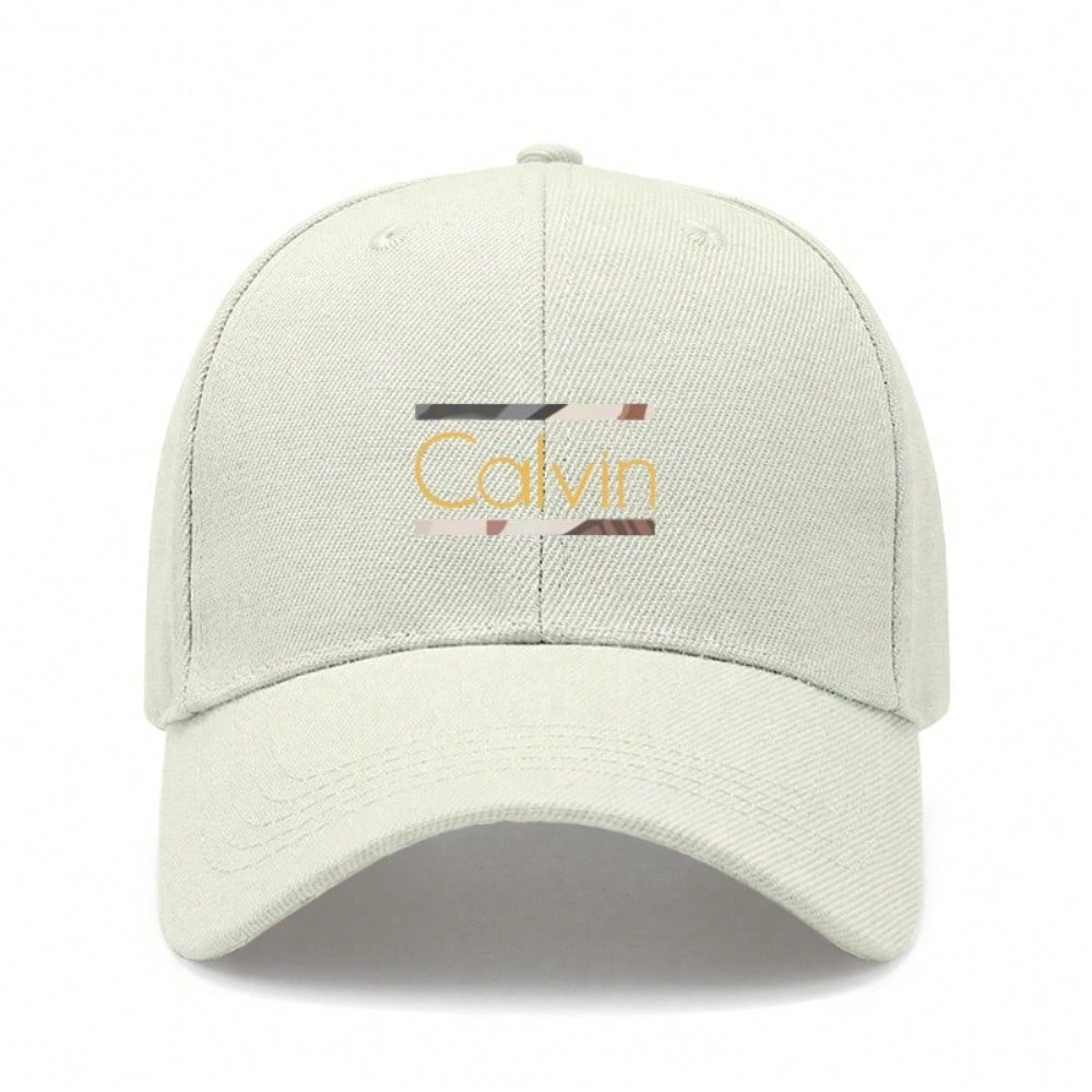 Cappellino da Baseball Calvin Minimalista - Unisex Leggero Traspirante Poliestere Regolabile Casual Moda Cappellino da Baseball Per Sport all'Aperto Passeggiate in Città