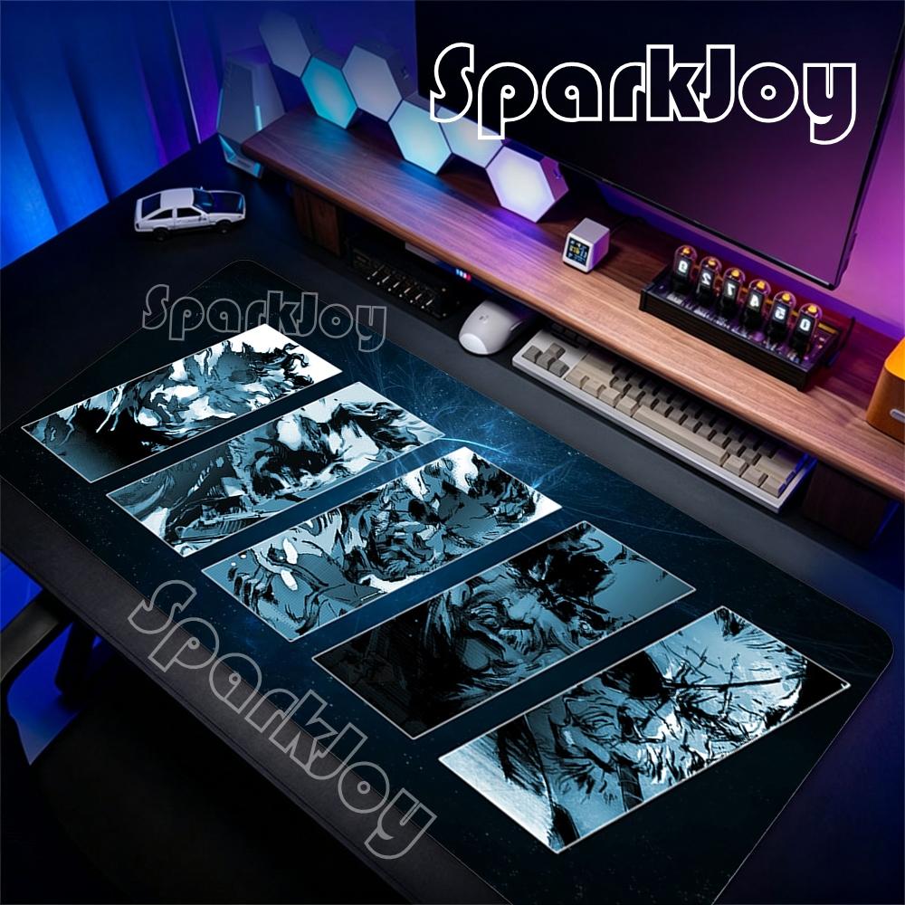 E-sports Game Non-slip Mousepad Metal Gear Solid Mouse Pad Large Laptop Gaming PC Lock Edge Thickened Computer Keyboard Desk Mat