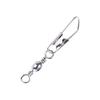 Snap Fishing Tools Line Connector Fishing Connector Fishing Swivels Metal Connector Solid Ring