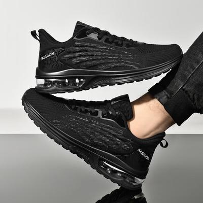 Men's Shoes Summer 2025 Mesh Large Size 45 Full Palm Air Cushion Men's Shoes 46 Shock Absorption Running Shoes 47 Sports Shoes Men's 48