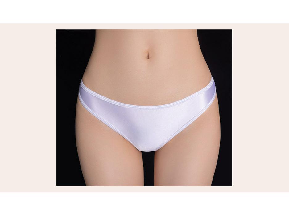 Skin-Friendly Silky Luster Low-Rise Thong: Sexy, Breathable, Super Hot Women's Triangle Panties