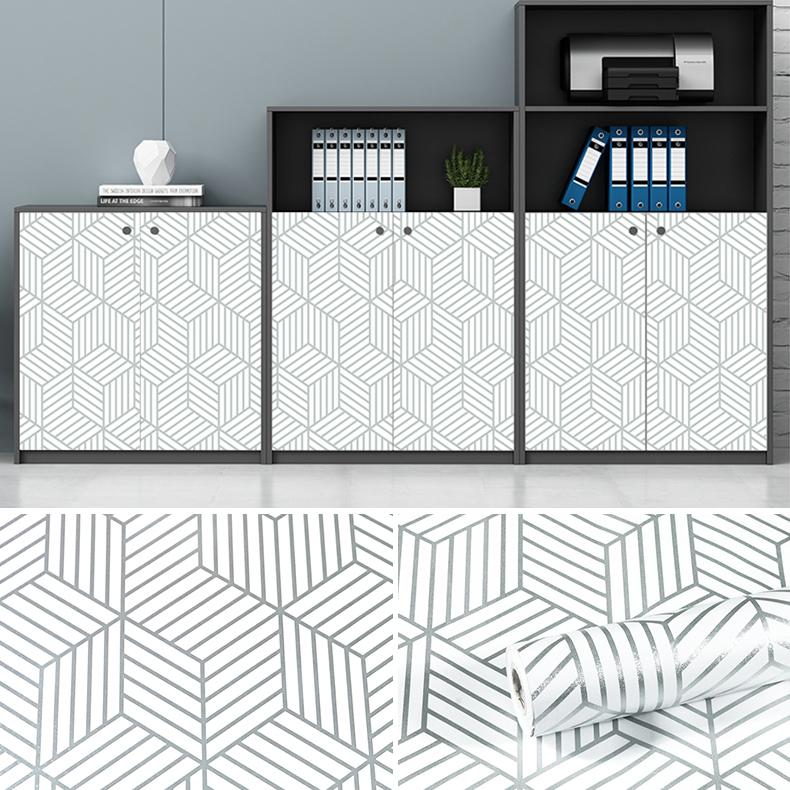 

Утолщенные современные самоклеящиеся виниловые обои Спальня Гостиная Фоновая стена Старая мебель Шкаф Общежитие Стол Паста 5mx45cm