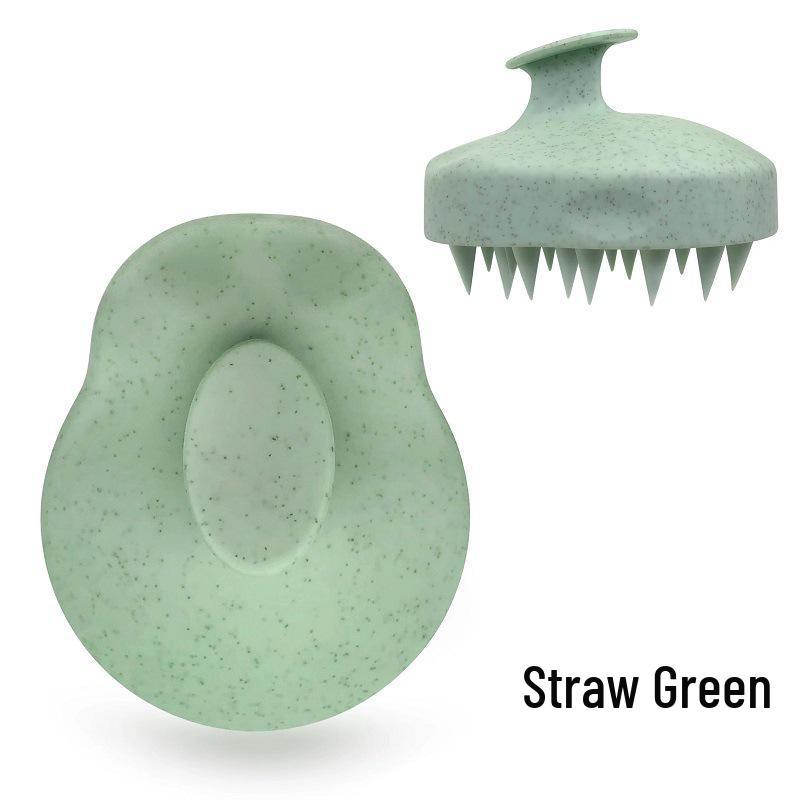 Wheat Straw Morandi Silicone Scalp Massage Brush