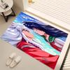 1pc Inuyasha & Kagome Print Area Rug - Soft, Washable Non-Slip Indoor Mat, Living Room, Home Office Decorative Rug,Office Decorative