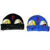 2024 100% Wool Fashionable Plush Gradient Winter Warm Comfortable Fashion Colorful Gradient Knitted Custom Designed Hat Beanie