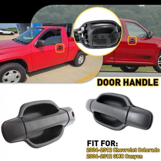 

Pair Exterior Door Handle For 2004-2012 Chevrolet Colorado Front LH RH Side EXV