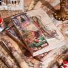 160 listů na knihu série Sweet Christmas, vzorovaný papír, různé vzory, popisovatelný, materiály pro zdobení scrapbooků