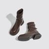 Platform Short Boots Women's Summer and Autumn 2025 New Martin Boots Thin Elastic Socks Boots Korean Small Ankle Boots Thin Boots