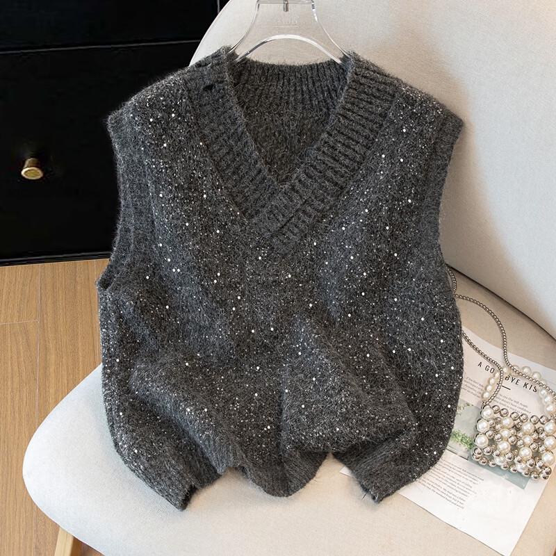 Women's Wool Blend Knit Vest