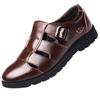 Leather Shoes Summer Men's Leather Shoes Business Casual Hollow Leather Sandals Men's Shoes