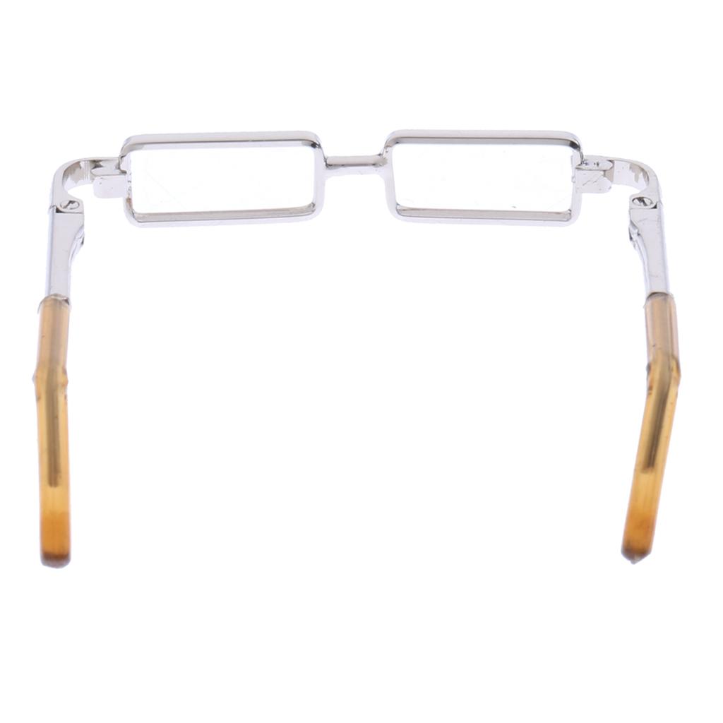 Square Frame Doll Alloy Glasses Eye Wear Outfit for 1 4 BJD Dolls Blythe Dolls Accessories Dress Up