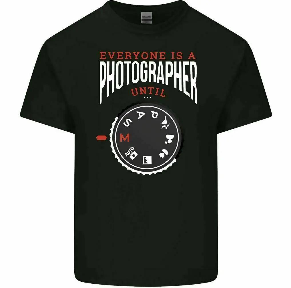 Everyones a Photographer Until Unisexual Unisexs Funny TShirt Photography Camera L