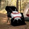 Baseball Theme Printed Blanket - Perfect for Couch, Bed, Travel & Outdoor Use | Machine Washable, Cozy & Durable.