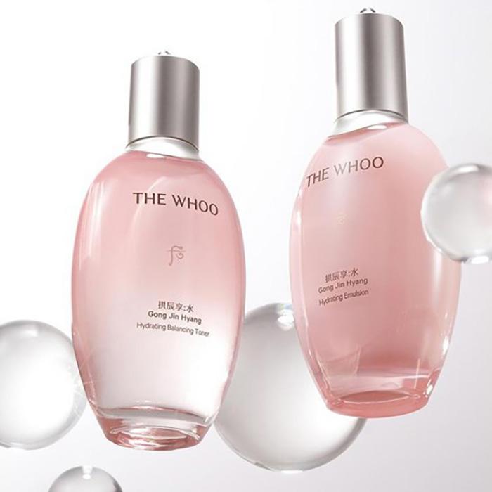 The History of Whoo Gongjinhyang Soo Vital Hydrating 2-Piece Set – Deep Moisture & Soothing Care for Sensitive Skin, Korean